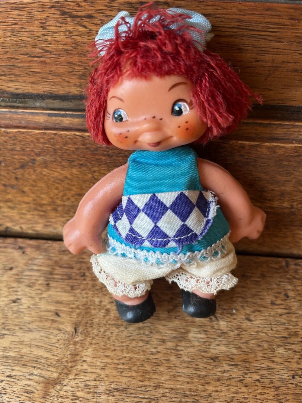 Rare Old Vintage GDR DDR USSR East Germany Rubber Toy Kids Doll Boy 1960s-1970s